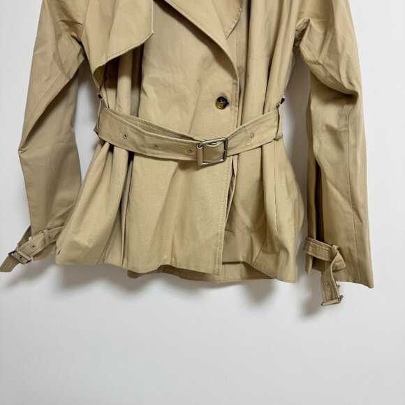 LOEWE Double-breasted pleated cotton-twill jacket - Picture 9 of 13